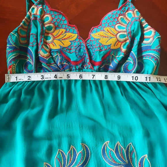 Flying Tomato Embroidery Boho Summer Dress Size S - Picture 17 of 17